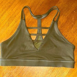 New never work green med sport bra from zyia